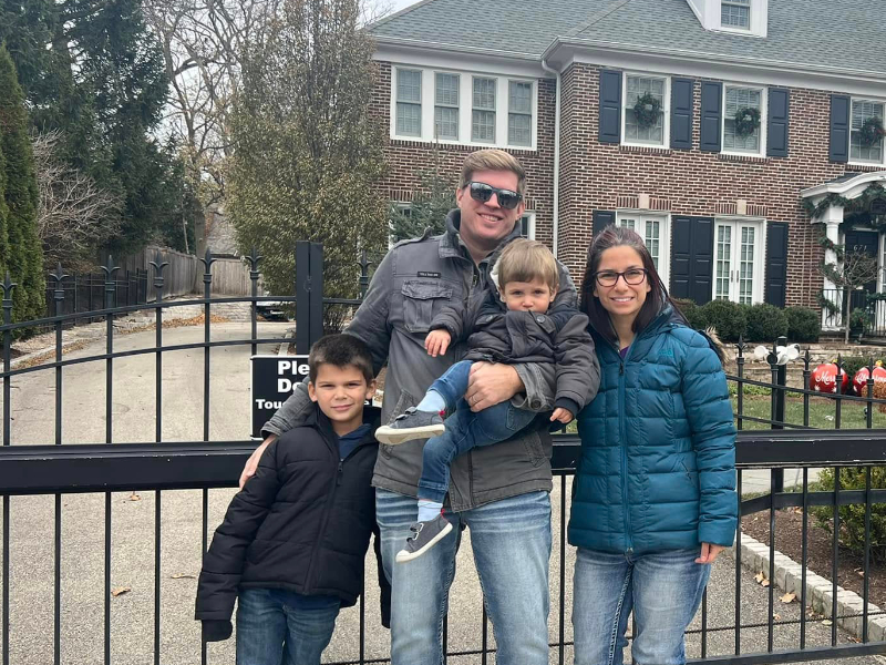 Anthony Fowler with family - Small business owner and web designer